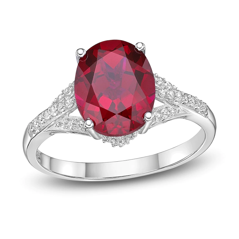 Anello Rubino e Diamanti