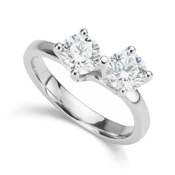 Anello con 2 Diamanti