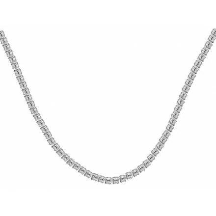 Collier in Oro Bianco e Diamanti