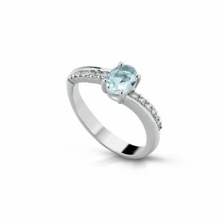 Anello Acquamarina