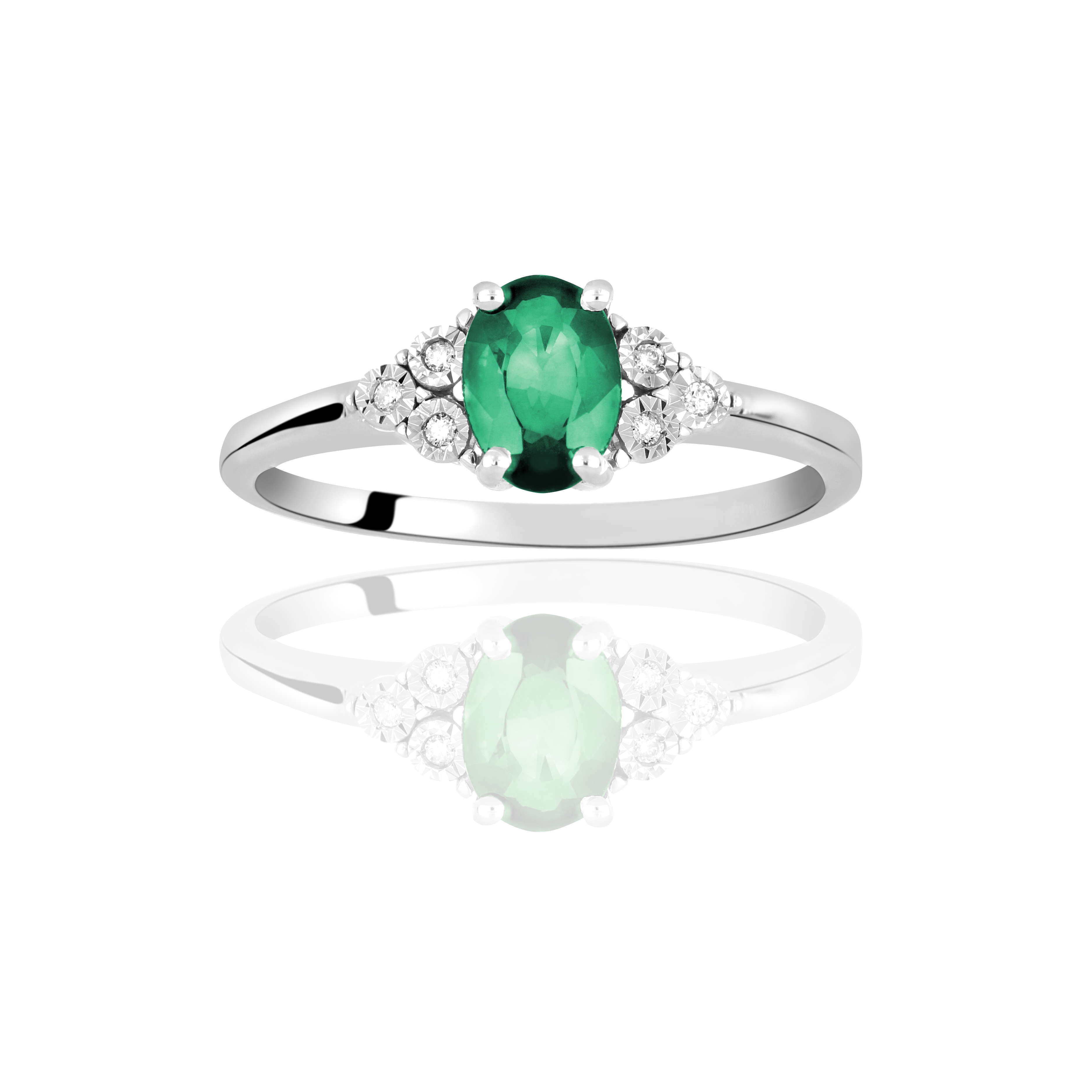 Anello Di Fidanzamento con Smeraldo
