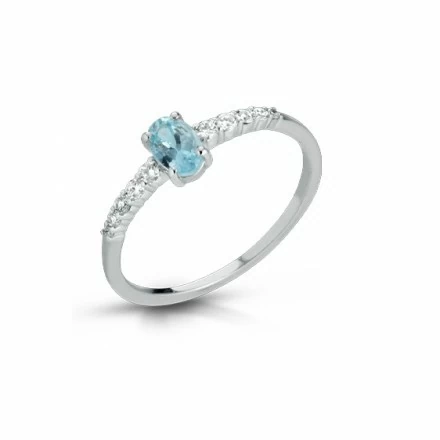 Anello Acquamarina