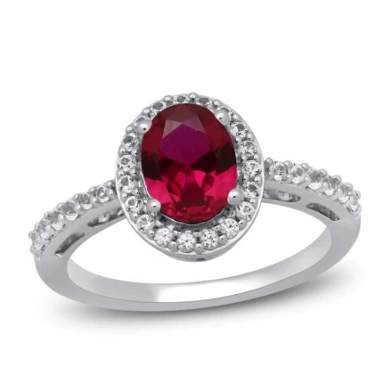 Anello Di Fidanzamento con Rubino