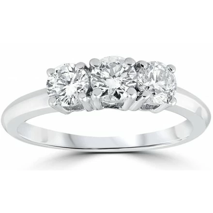 Anello Trilogy 1 Carato
