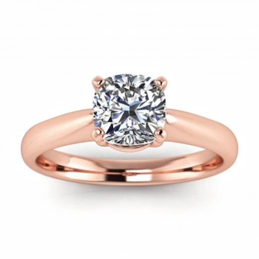 Anello Oro Rosa Di Matrimonio