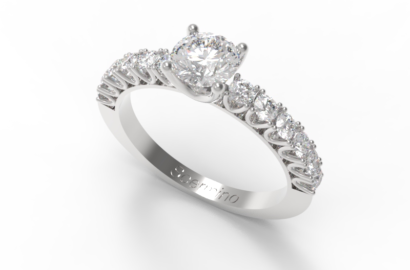 Anello Con Diamante