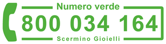 Numero verde Scermino gioielli